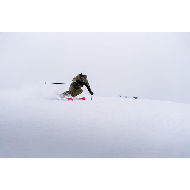 Ski Herren mit Bindung Piste - Boost 580 Khaki/rosa 