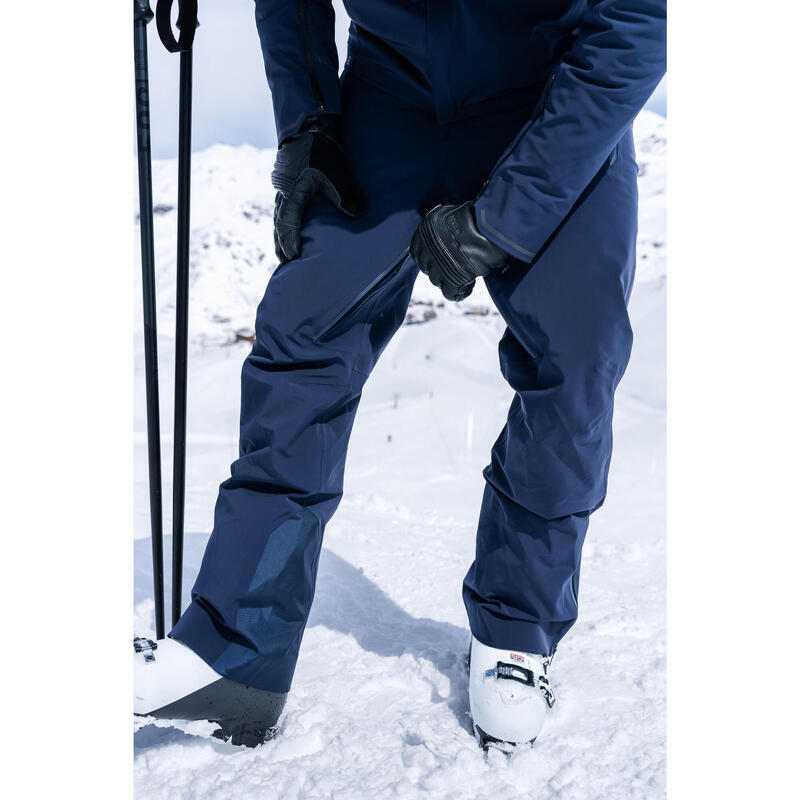 Pantalon de ski très respirant et imperméable homme, 900 noir