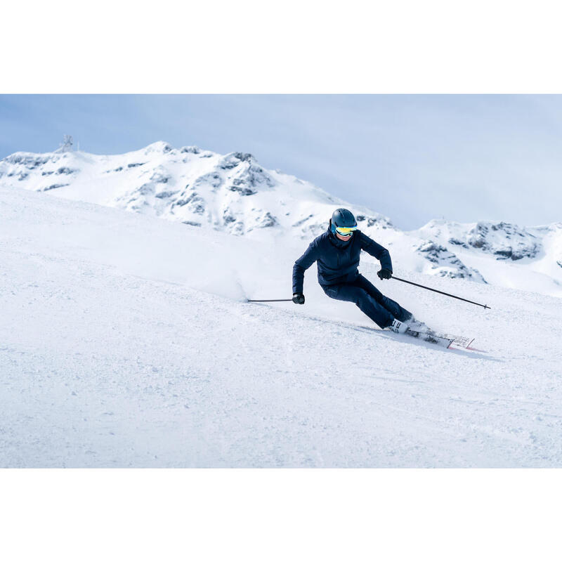 Veste de ski ventilée qui assure la liberté de mouvement homme, 900 bleu marine