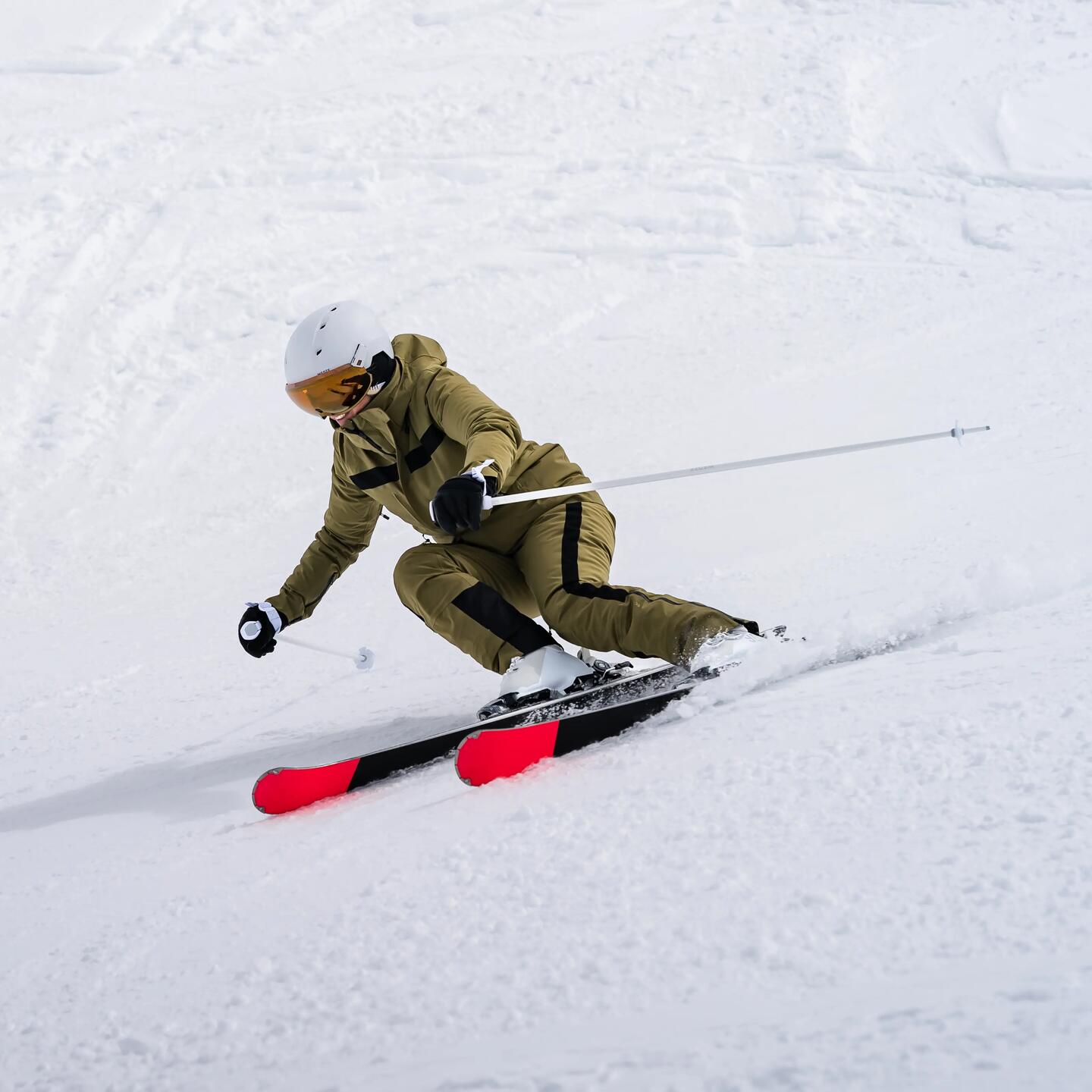 DECATHLON Damenskijacke 900 Khaki Image