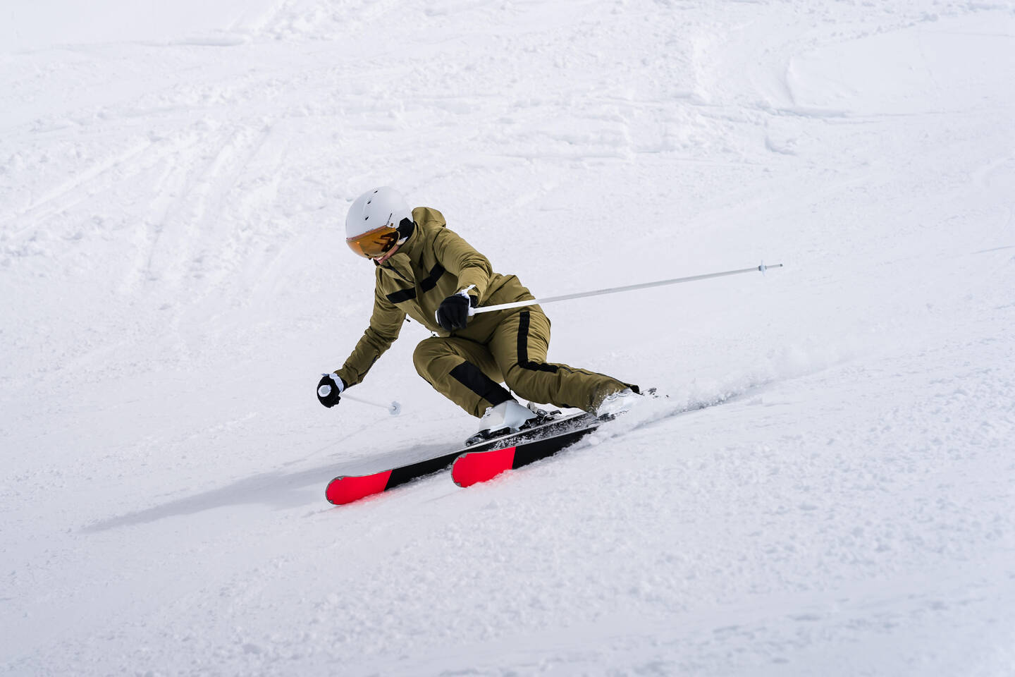 DECATHLON Damenskijacke 900 Khaki Image