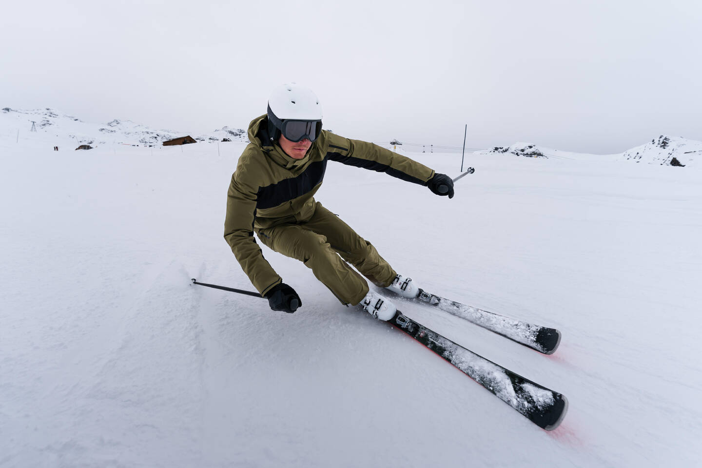 DECATHLON Herrenskijacke 900 Khaki Image