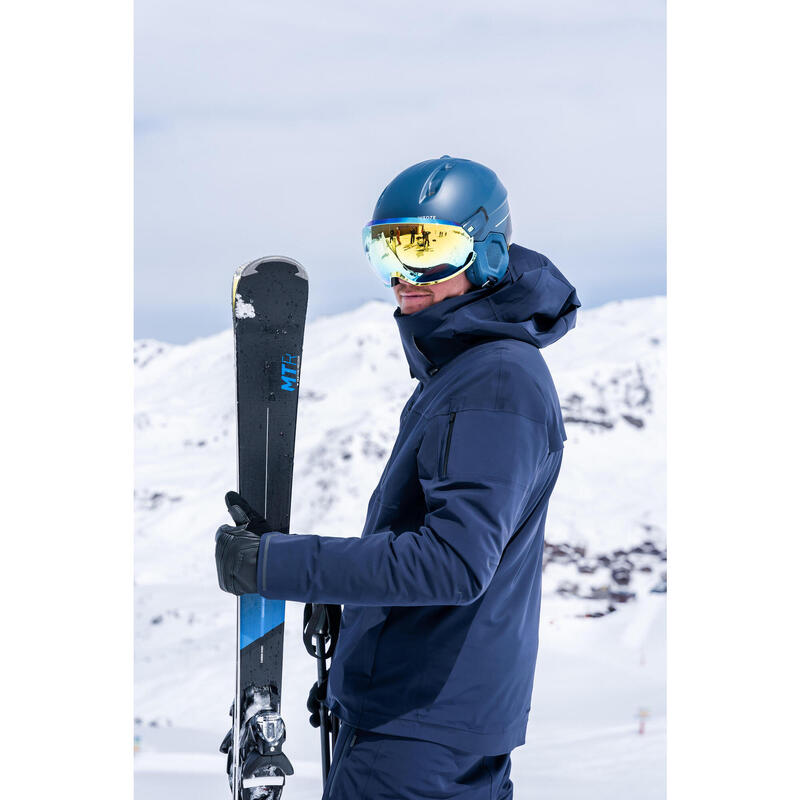 Capacete de ski com viseira adulto - PST 550 MIPS azul