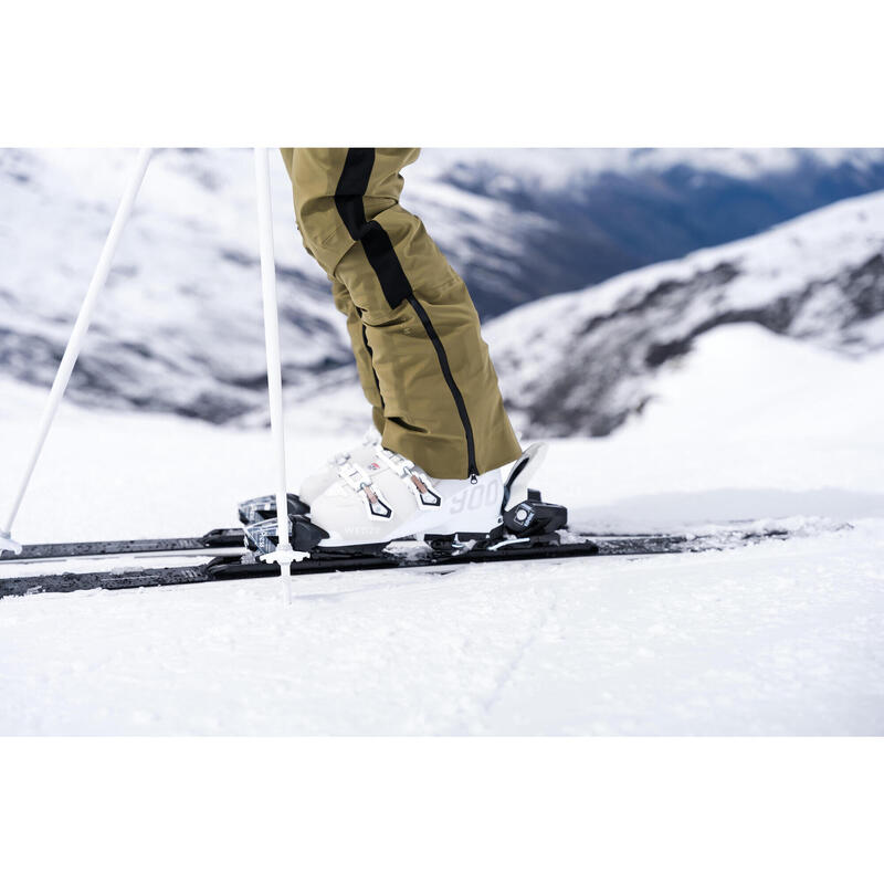 Pantalon de ski respirant qui assure la liberté de mouvement femme, 900 kaki