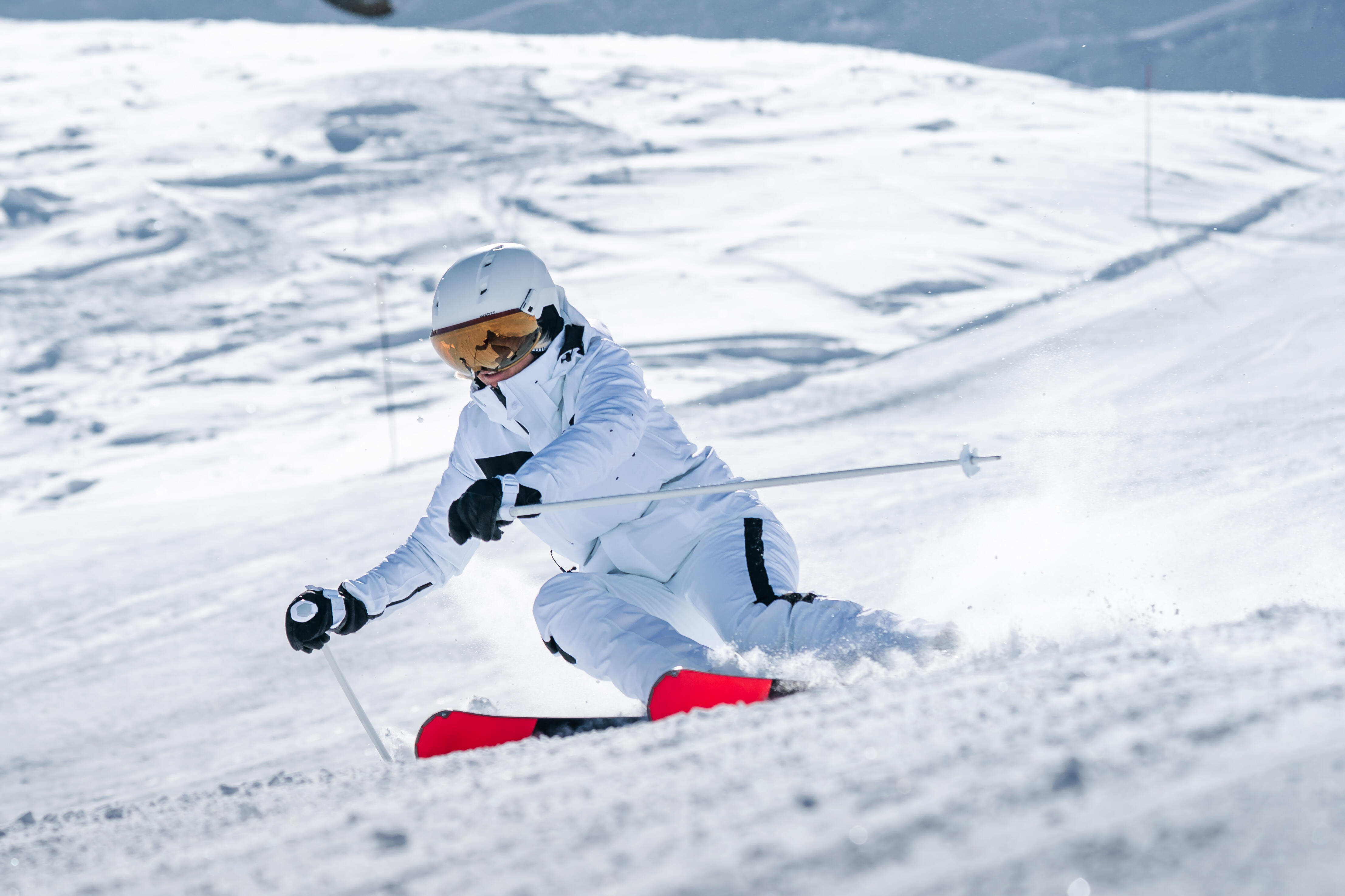 Ski Helmet with Visor, PST 550 - WEDZE