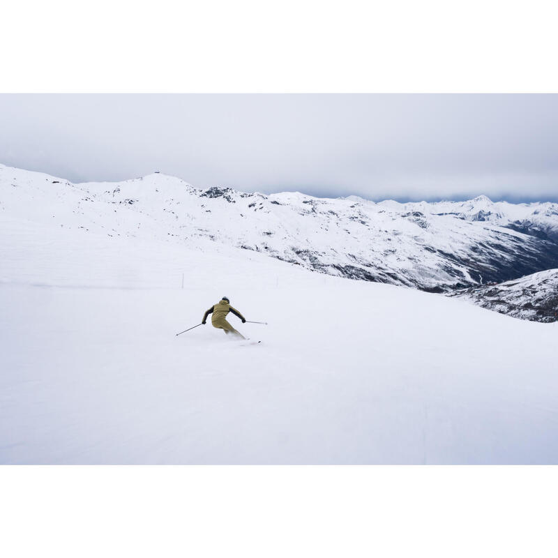 Pantalon de ski très respirant et imperméable homme, 900 kaki
