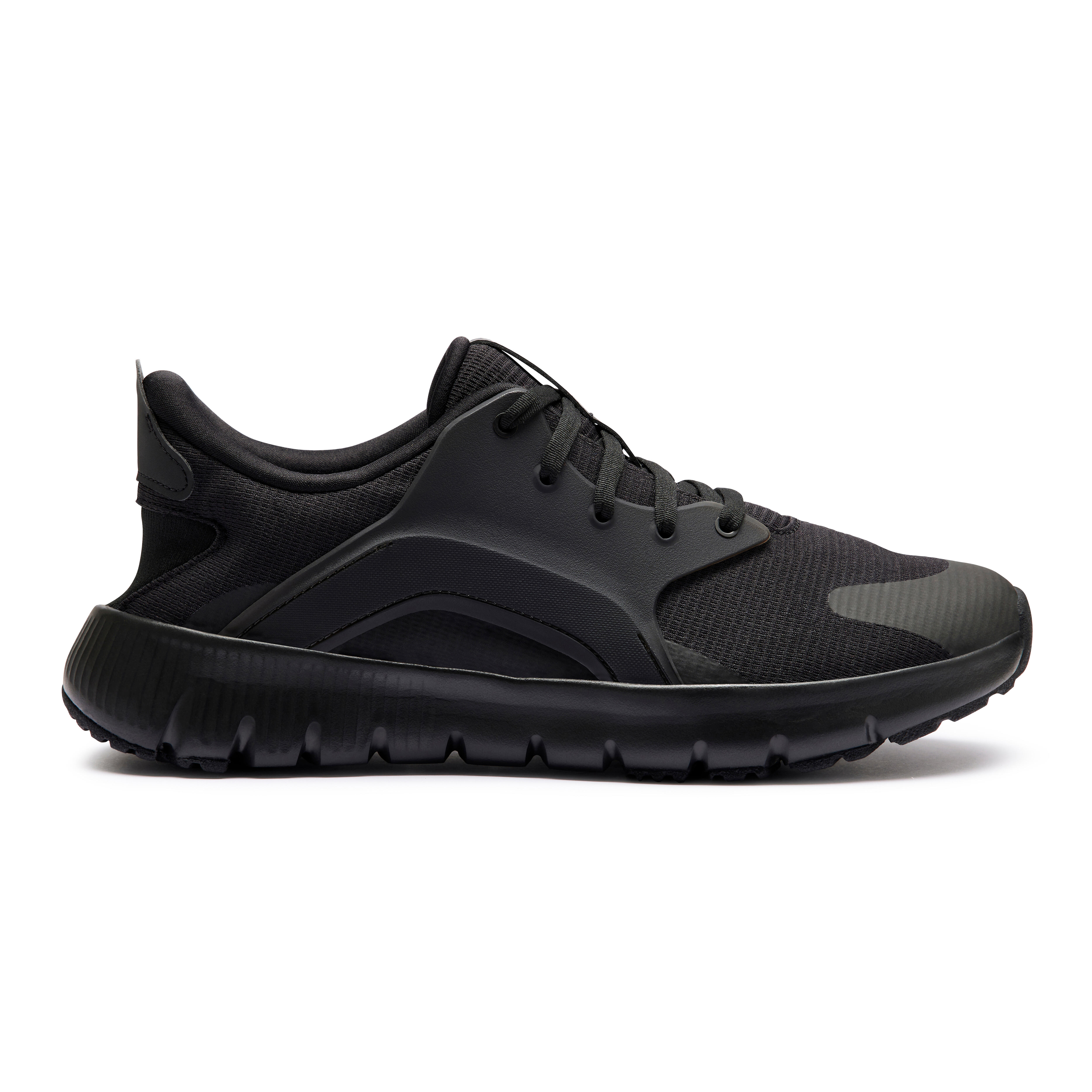 Men's Walking Shoes - Be Dry Black - [EN] smoked black - Kalenji