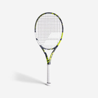 Tennisracket voor volwassenen babolat pure aero team grijs/geel 285 g