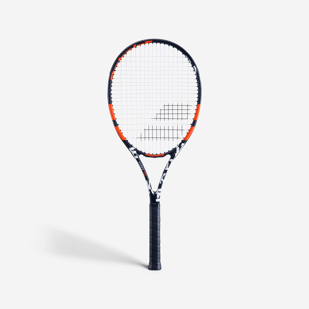 Pieaugušo tenisa rakete “Evoke 105”, melna, oranža