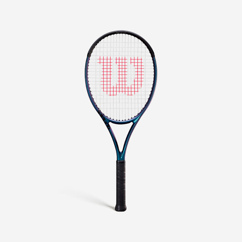 Raquette de tennis adulte - Wilson Ultra 100 V4 bleu Non Cordée 300g