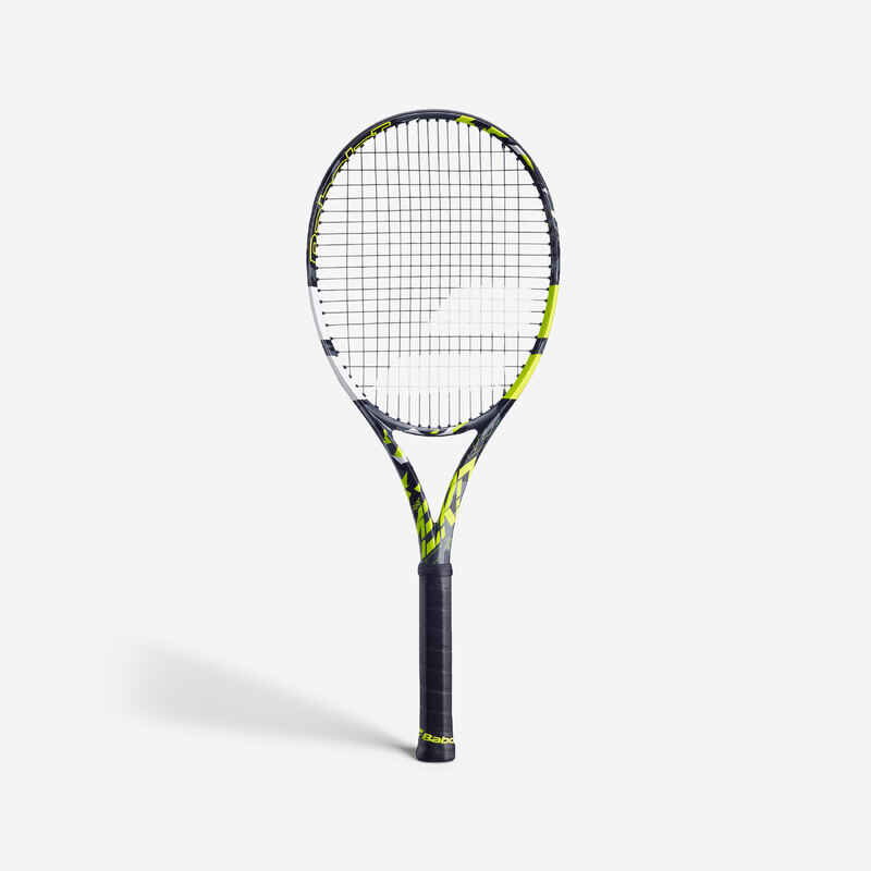 Adult Tennis Racket Pure Aero 300g - Grey/Yellow