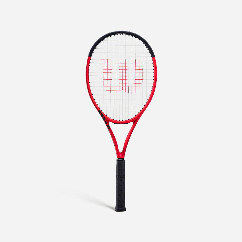 Adult Tennis Racket Clash 100L V2 280g - Black/Red