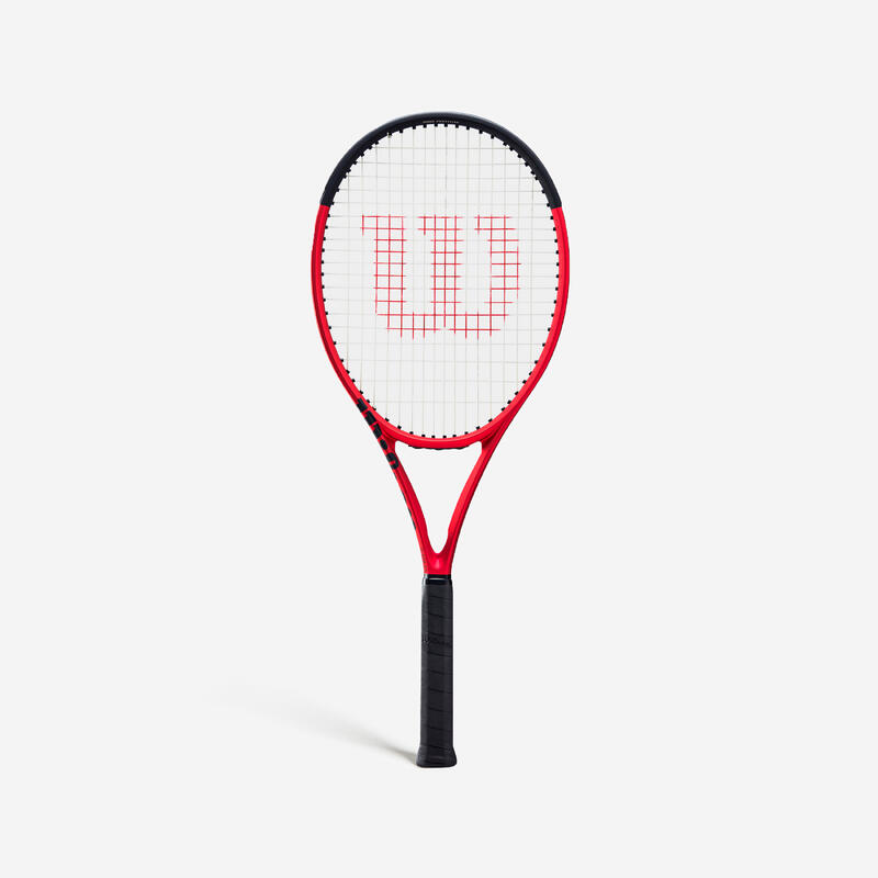 Tennisschläger Damen/Herren Wilson - Clash 100L V2 schwarz/rot 280 g