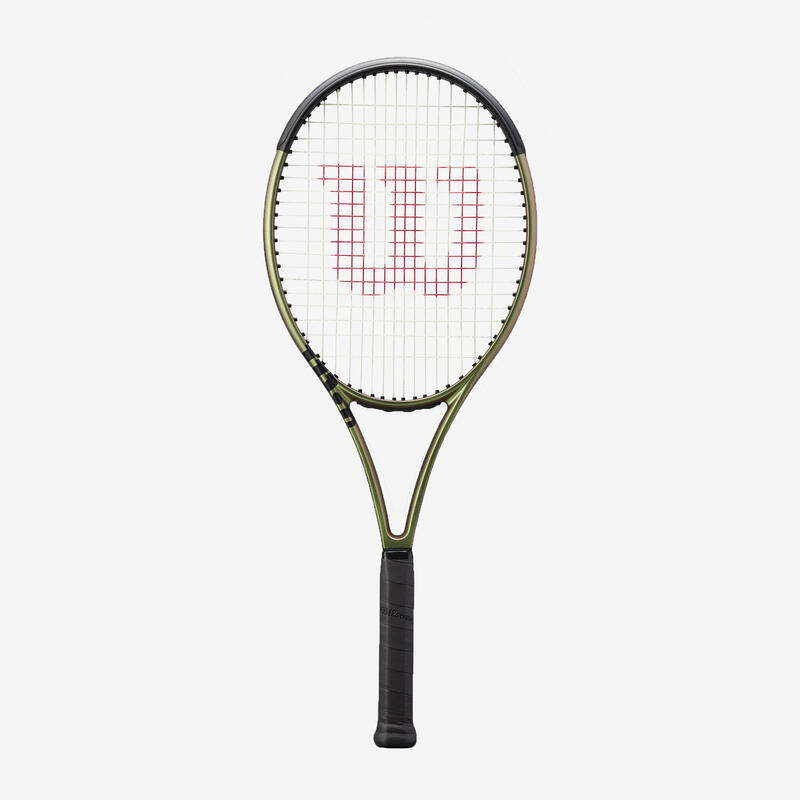 Raquette de tennis Adulte - WILSON BLADE 100 V8 Verte 300g non cordée