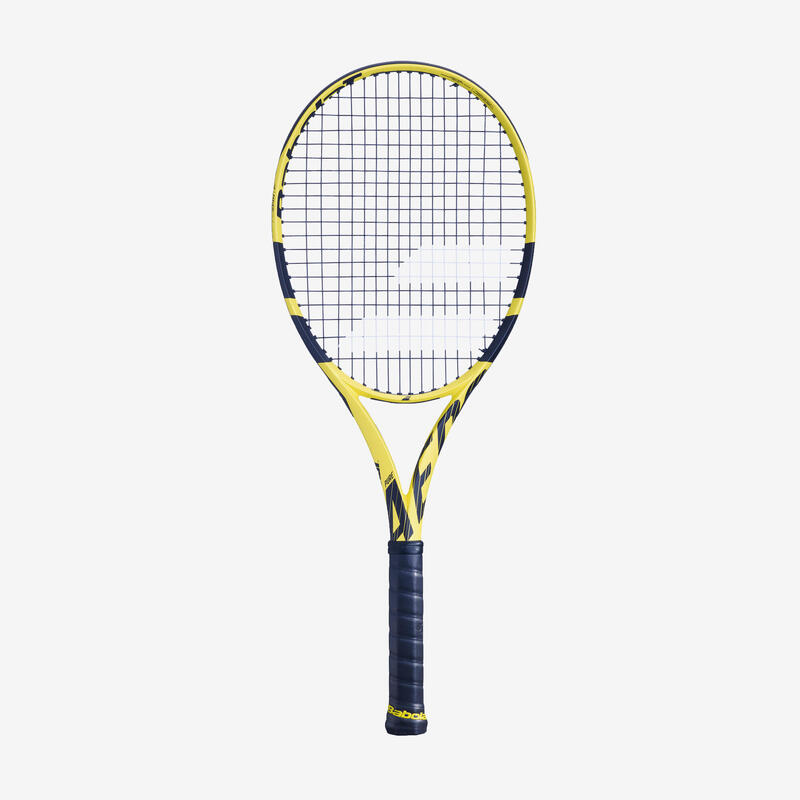 RAQUETTE DE TENNIS ADULTE - BABOLAT PURE AERO JAUNE NOIR 300g