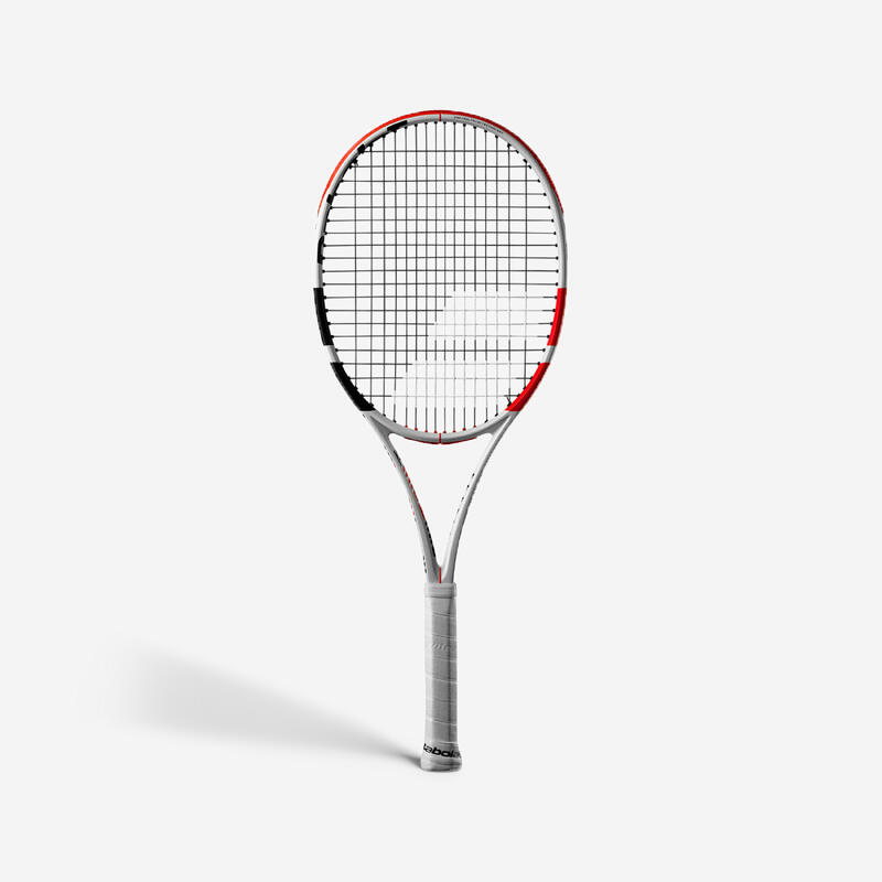 Racchetta tennis adulto Babolat PURE STRIKE 100 bianco-rosso
