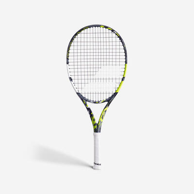 Tennisracket pure aero 25 kinderen zwart/geel