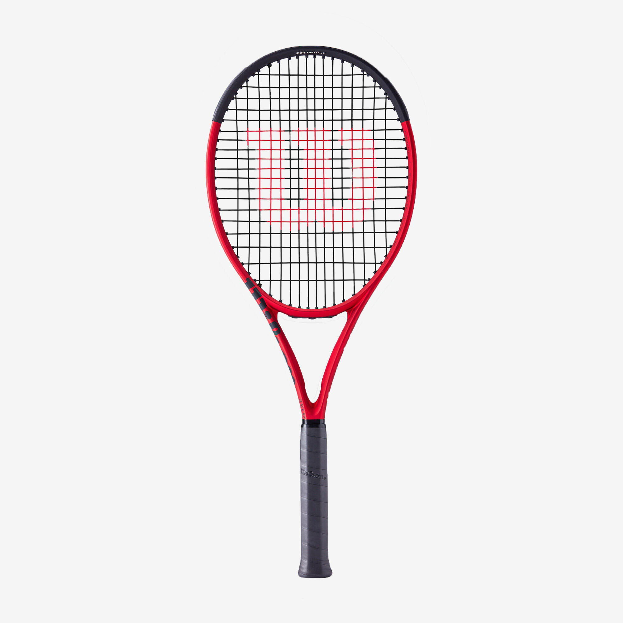 WILSON Adult Tennis Racket Clash 100 V2 295g - Black/Red