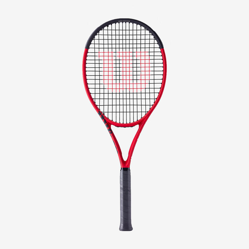 Racchetta tennis adulto Wilson CLASH 100 V2 295g nero-rosso