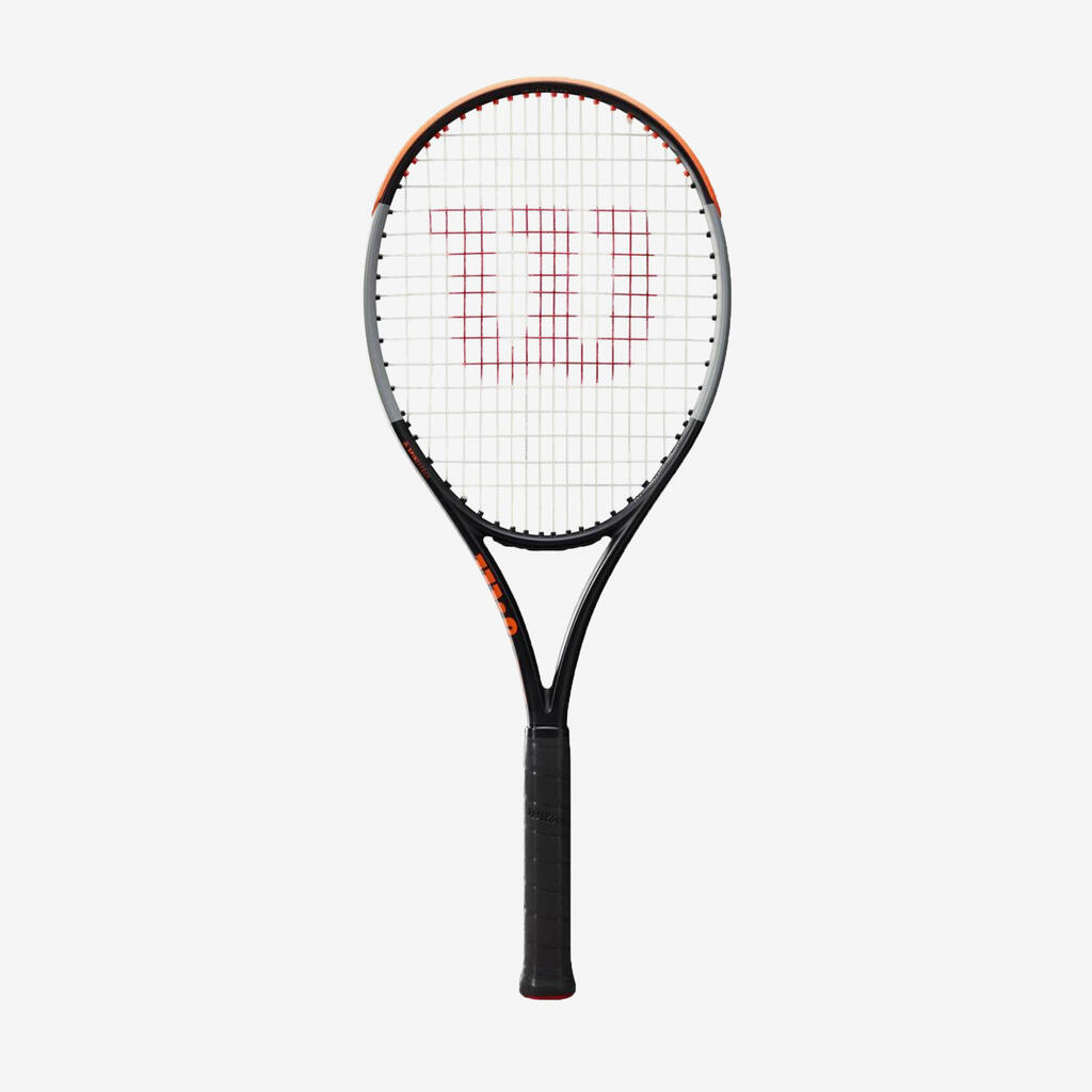 TENISKI REKET BURN 100LS V4 280 g ZA ODRASLE - CRNO/NARANDŽASTI