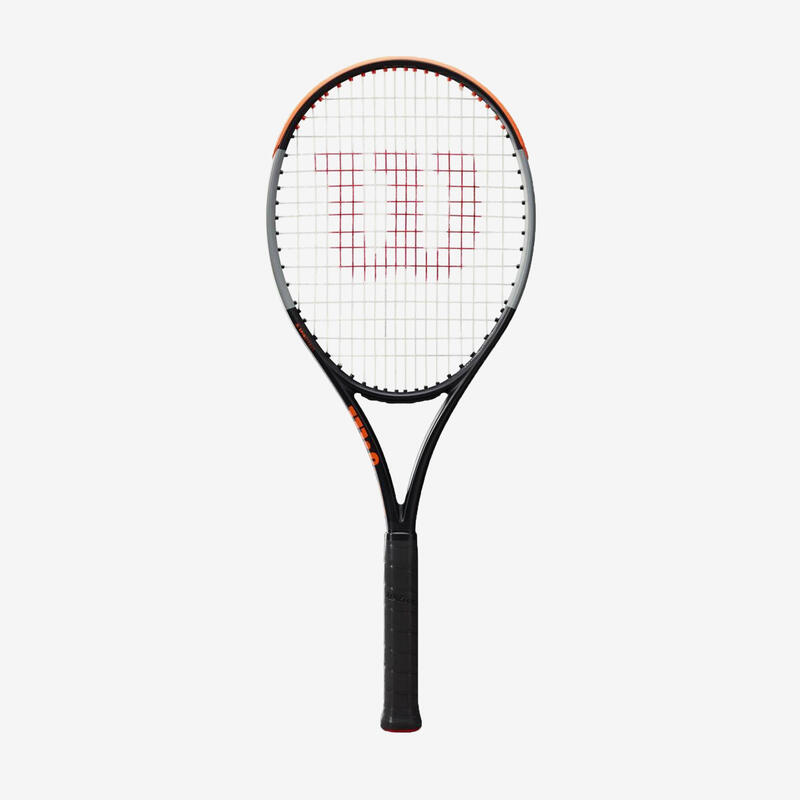 Racchetta tennis adulto Wilson BURN 100LS V4 280g nero-arancione