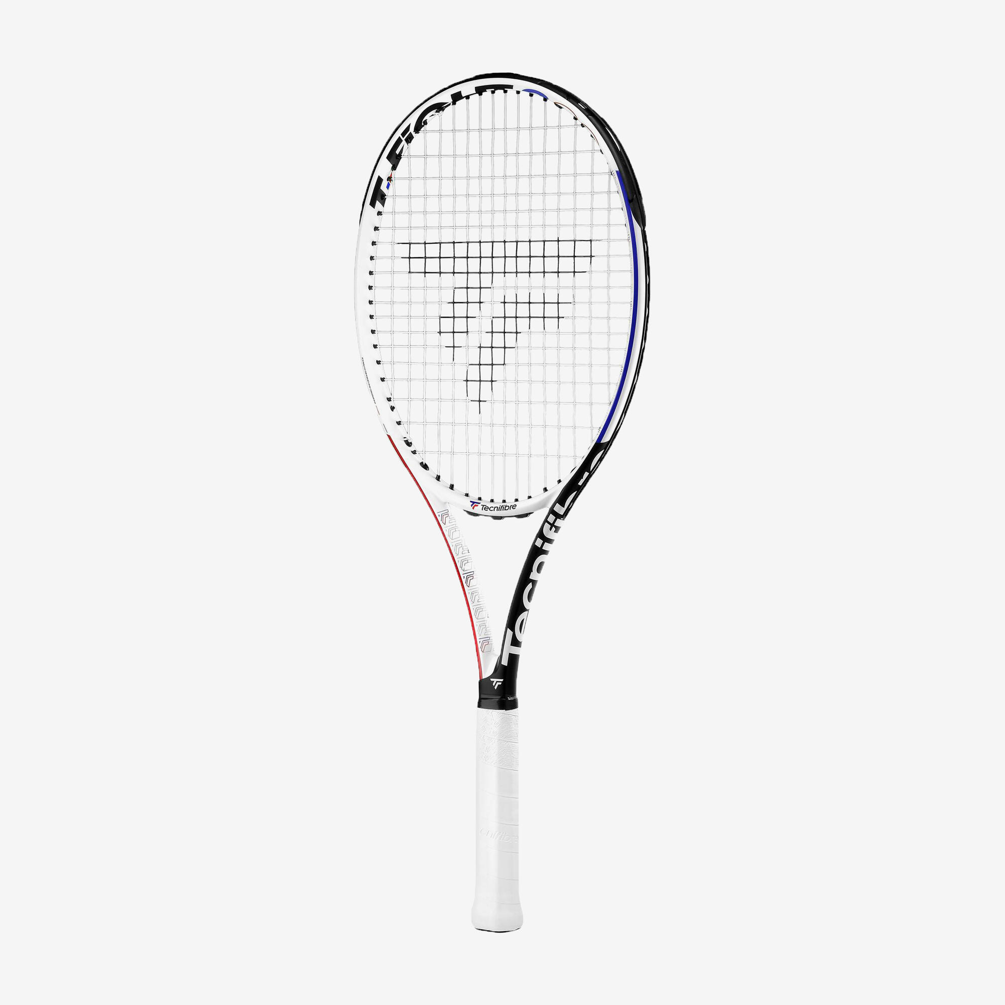 Rachetă Neracordată Tenis TECNIFIBRE T-FIGHT RS300 Alb-Negru Adulți