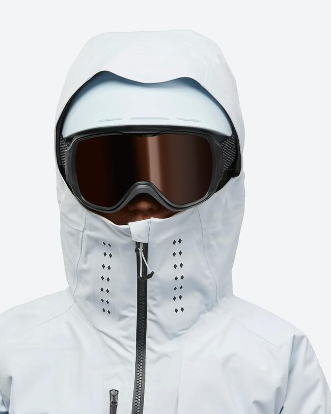 Giacca sci donna FR900 tinta ghiaccio