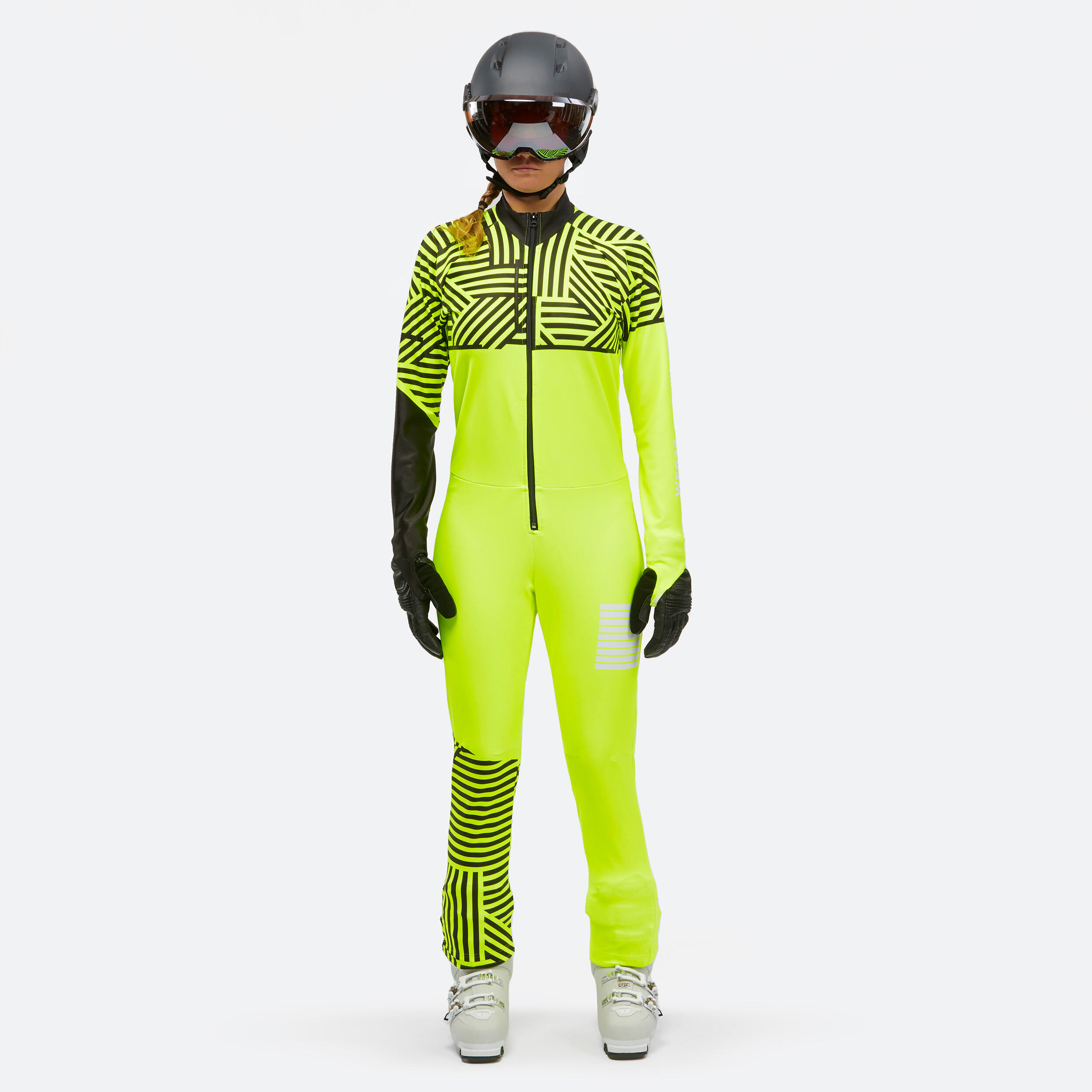 ADULT COMPETITION SKI SUIT 980 - YELLOW 2/7