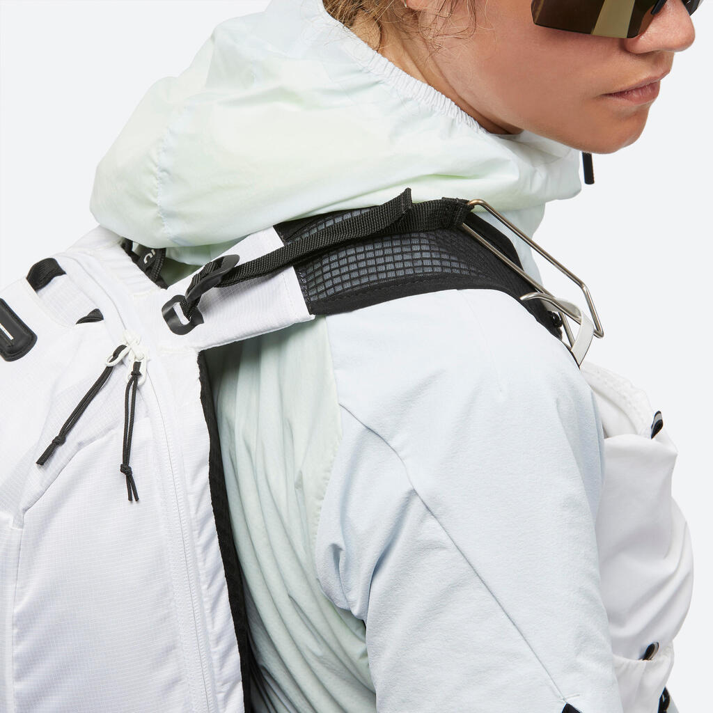 Ski Touring Backpack 17 L - PACER  White and Black