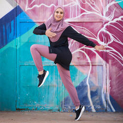 Hijab running Femme - KIPRUN Violet