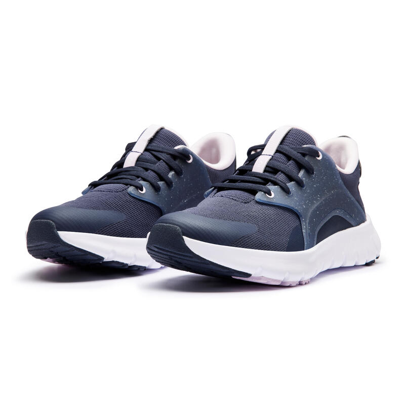 Wandelsneakers voor dames breed SW500.1 blauw