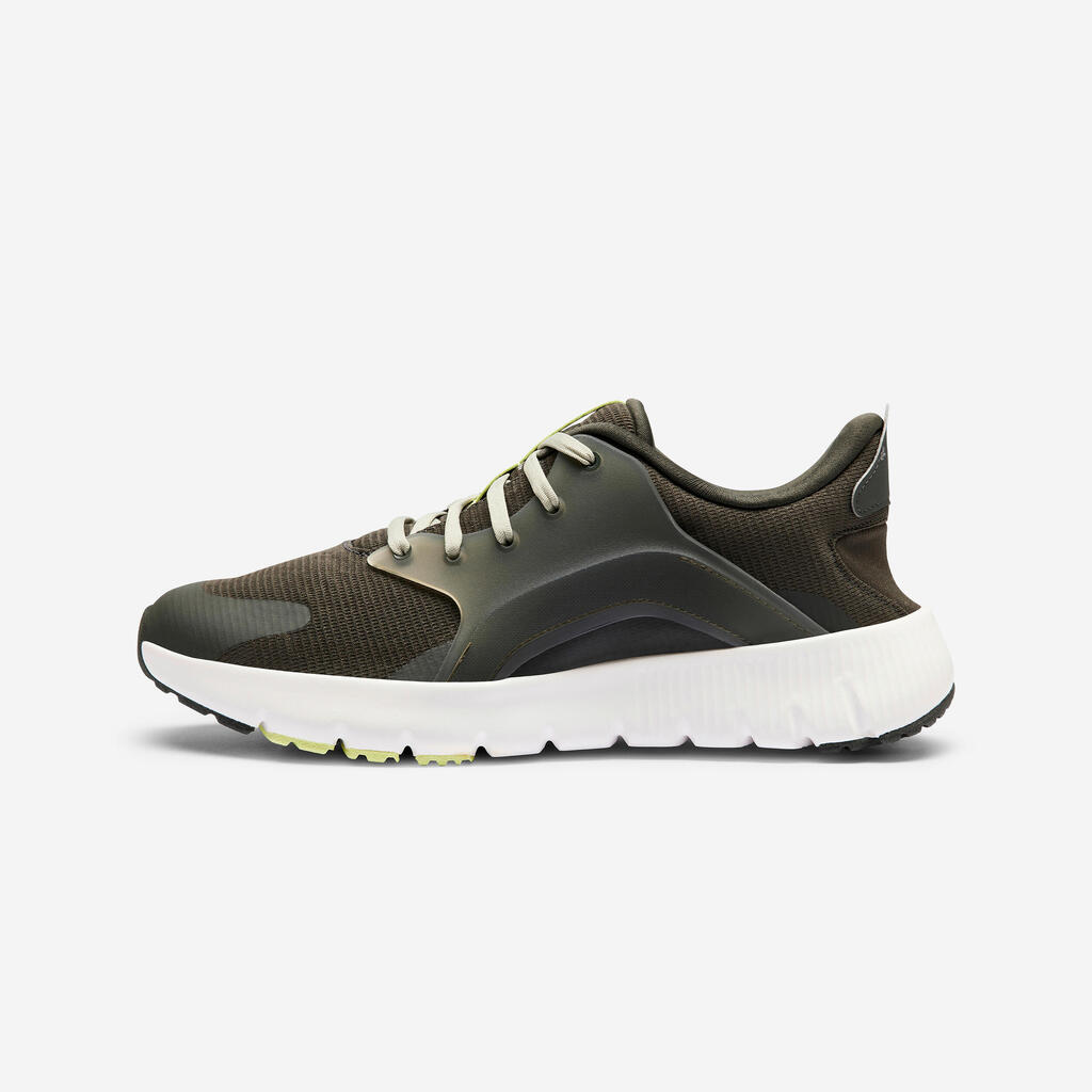 Zapatillas Caminar SW500.1 Hombre Verde Pie Ancho