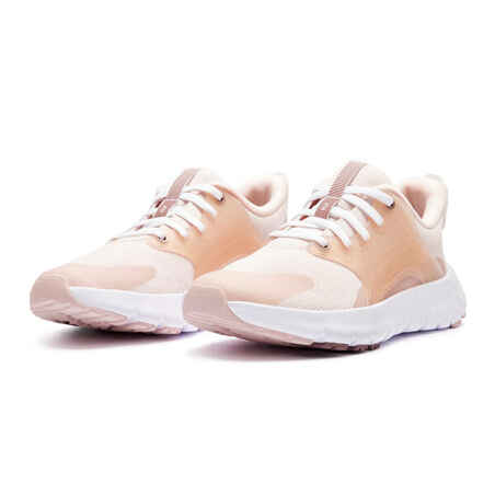 WOMEN'S STANDARD WALKING TRAINERS SW500.1 PINK