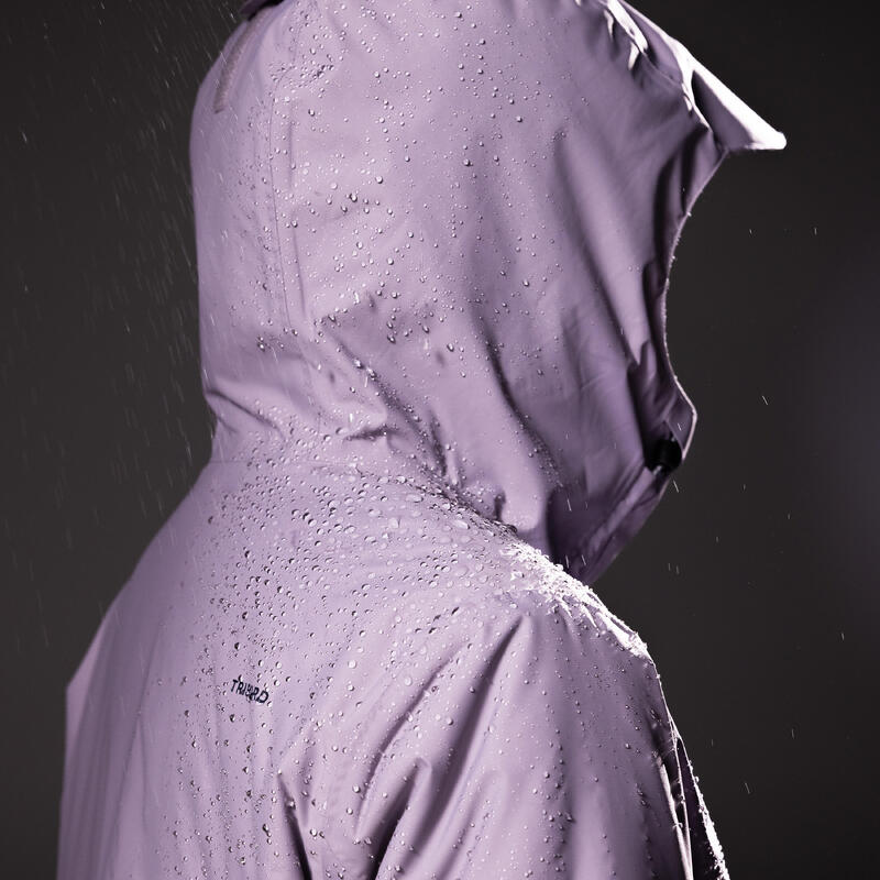 女款防水航海雨衣外套 航海 100 紫色