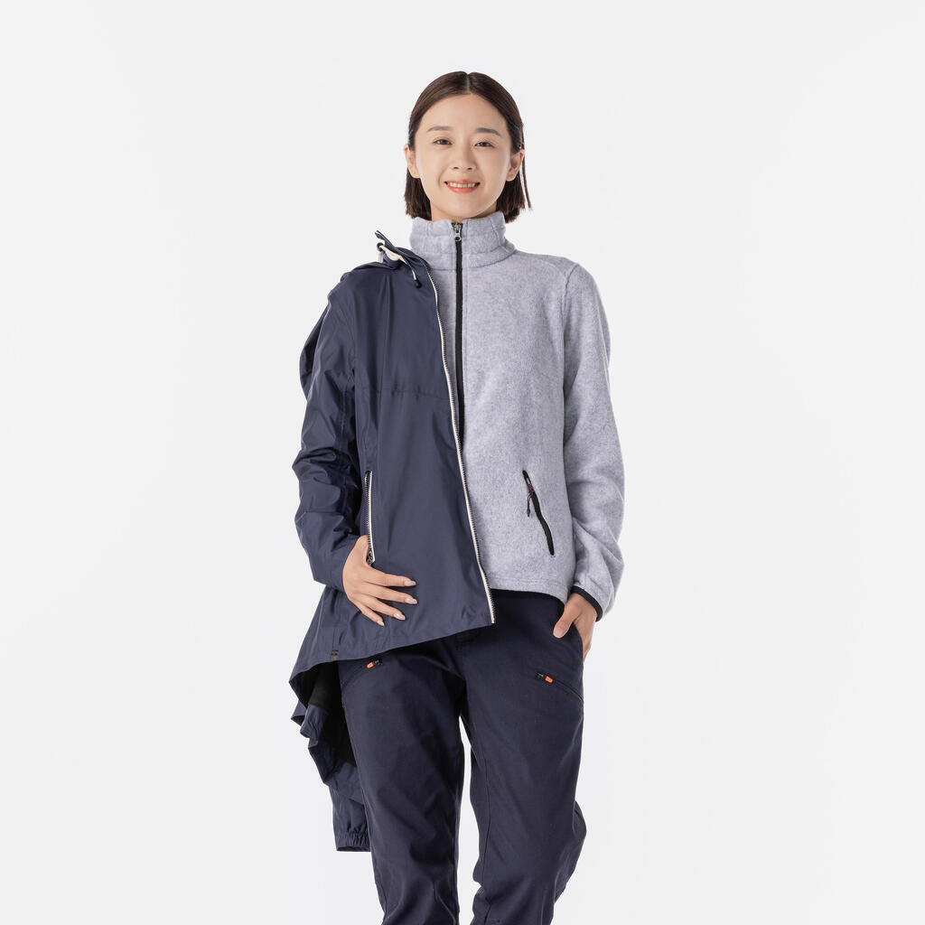 Segeljacke Regenjacke Damen wasserdicht - Sailing 100 ocker