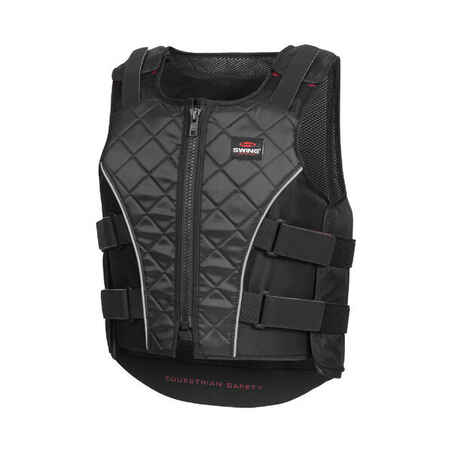 Kids' Horse Riding Body Protector - Black