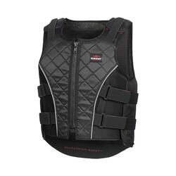 Bodyprotector voor ruitersport voor kinderen zwart