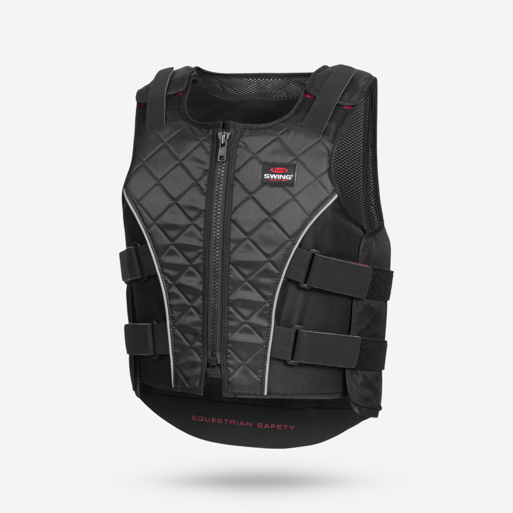 Waldhausen - Gilet De Protection Équitation Enfant - Waldhausen Noir - Gilet Sécurité Cavalier - Sport Equestre - - 36 Xs - Decathlon