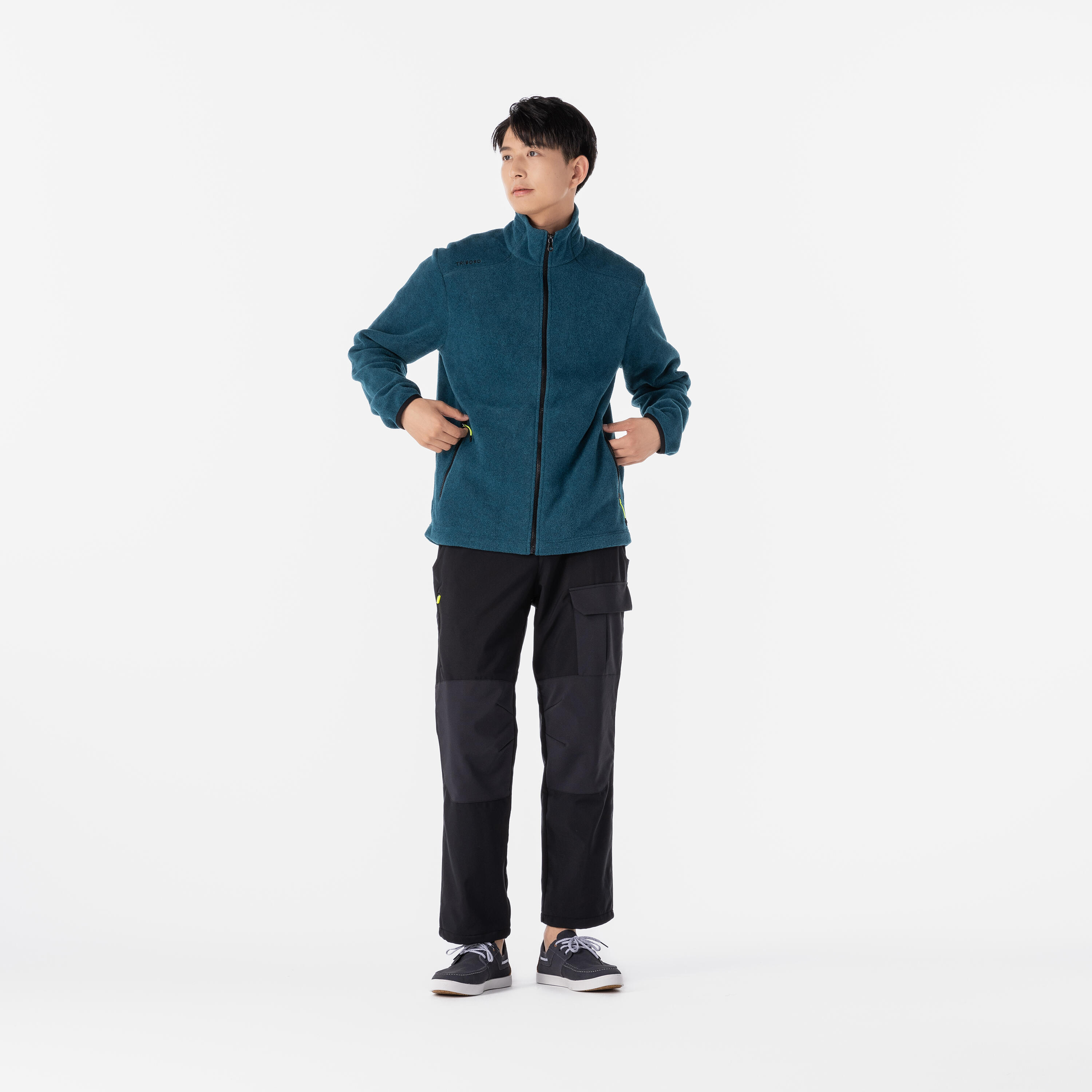 Chaqueta polar Hombre perlante azul 7/8