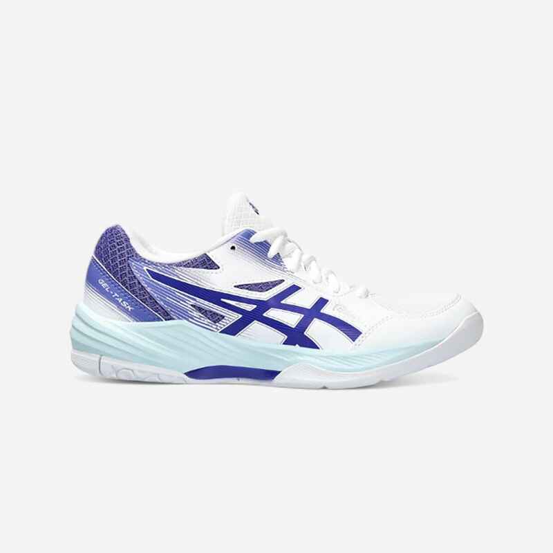Damen/Herren Handball Hallenschuhe – ASICS GEL-TASK 3 weiss/blau
