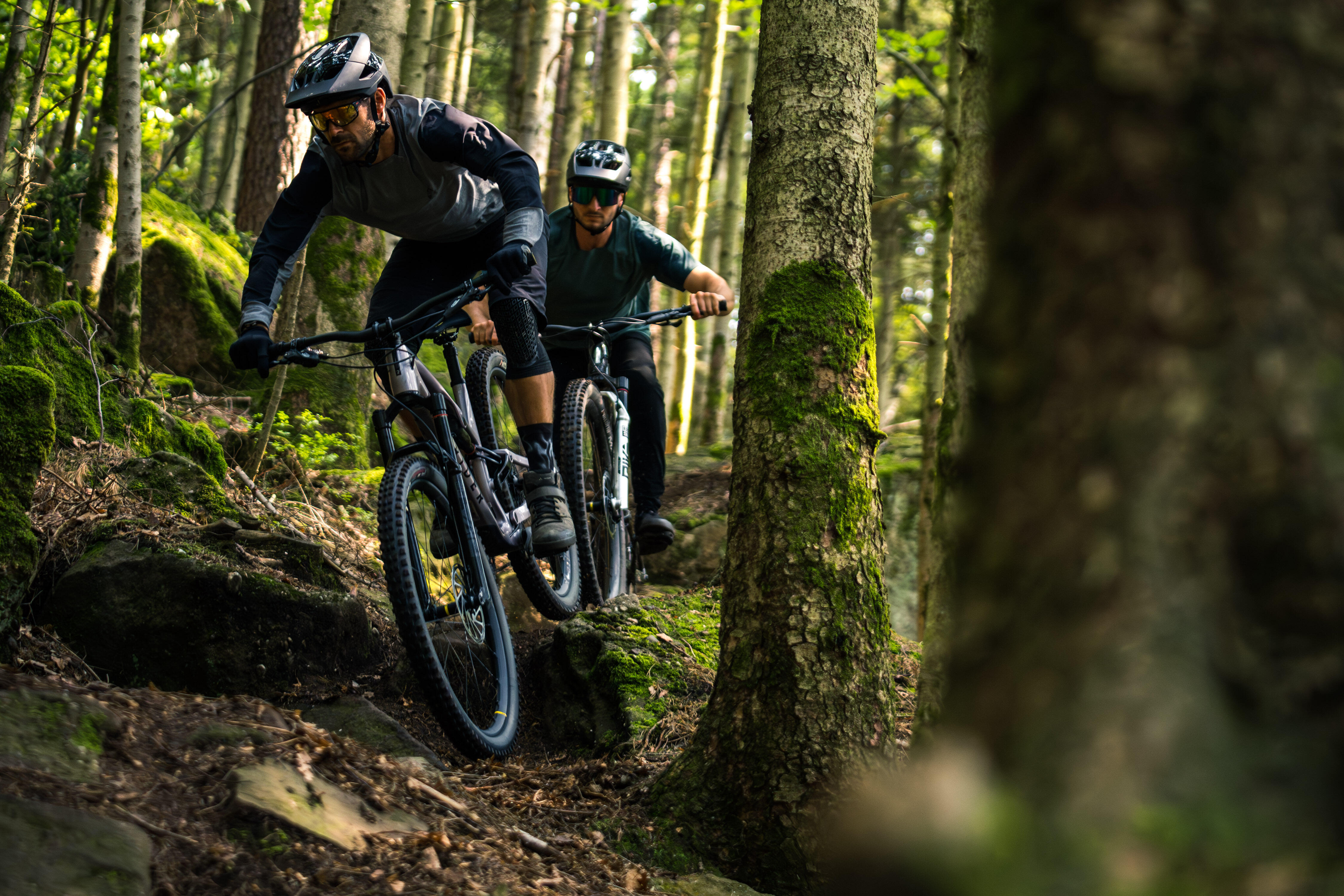 Genouillères vélo tout terrain - Enduro light D3O® - ROCKRIDER