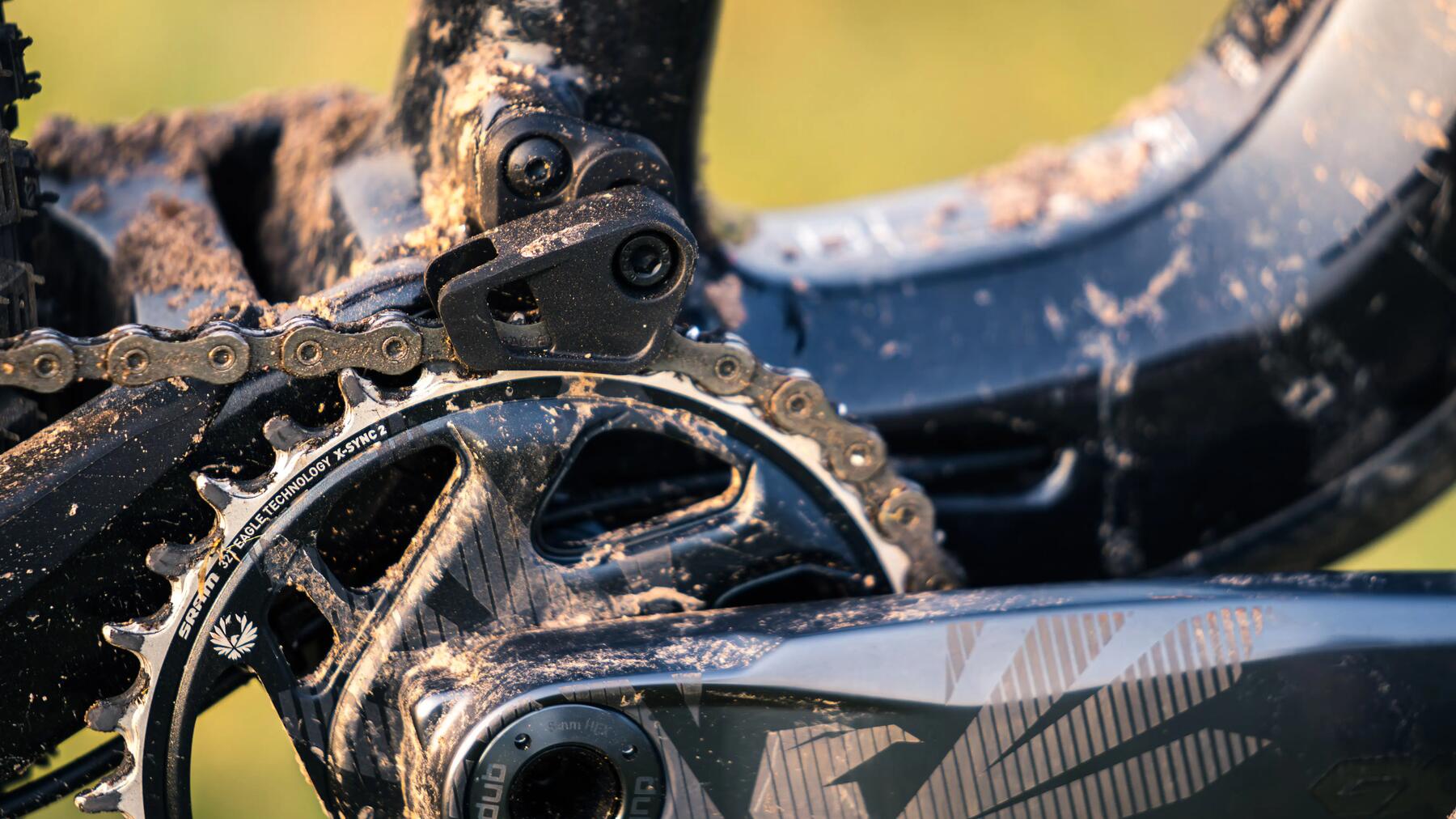 cyclist on a bike circuit