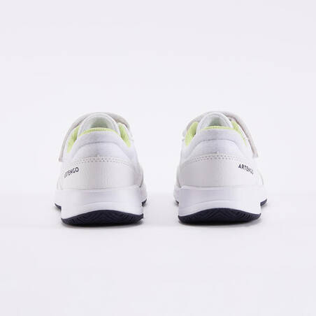 Kids' Rip-Tab Tennis Shoes Essential KD - White & Yellow