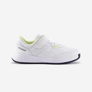 Zapatillas de niños con velcro Artengo Essentiel KD Blanco y amarillo