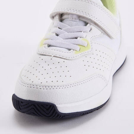 Kids' Rip-Tab Tennis Shoes Essential KD - White & Yellow