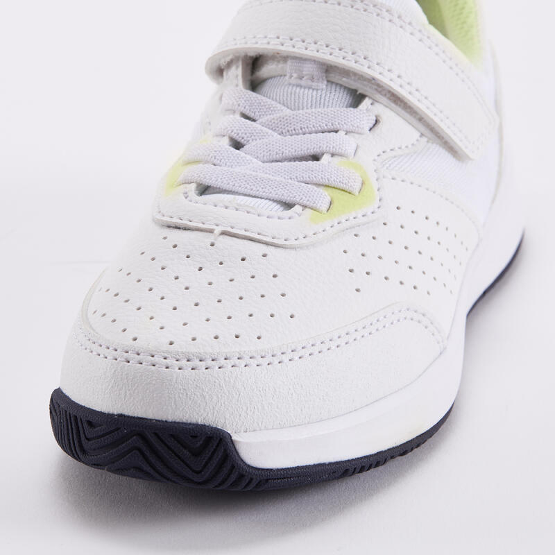 Çocuk Cırt Cırtlı Tenis Ayakkabısı - Beyaz/Sarı - Essentiel KD