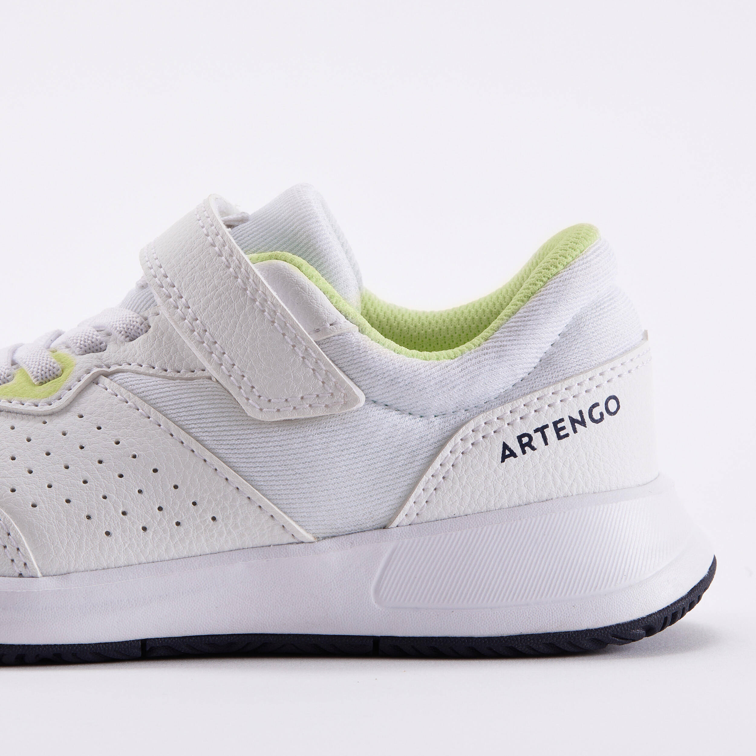 Kids' Rip-Tab Tennis Shoes Essential KD - White & Yellow -  5