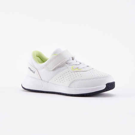 Kids' Rip-Tab Tennis Shoes Essential KD - White & Yellow