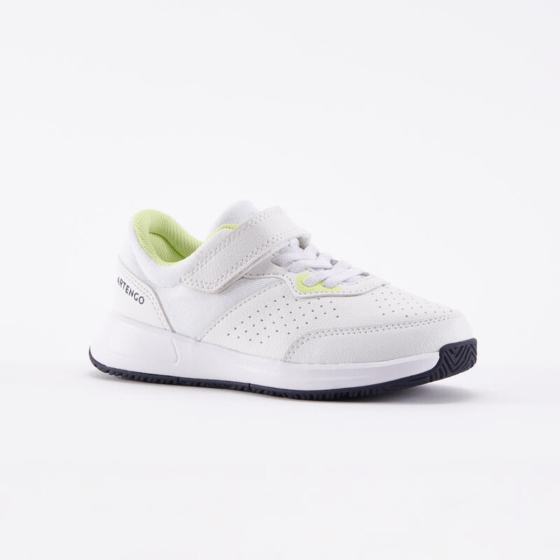 Kinder Tennisschuhe - Essentiel KD Turnschuhe mit Klettverschluss weiss/gelb