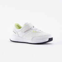 Tenis de velcro Niño - Essentiel KD blanco amarillo